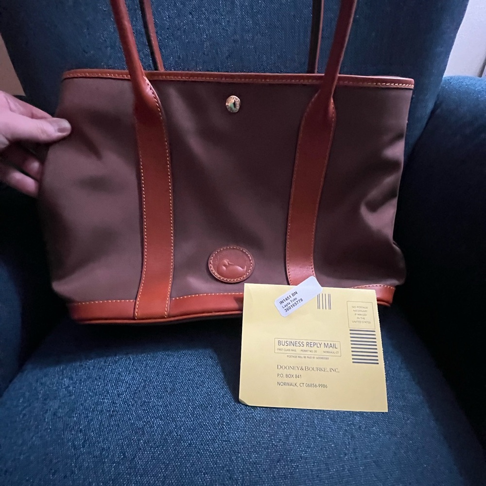 Dooney & Bourke Layla Brown and Tan Women's Tote Bag